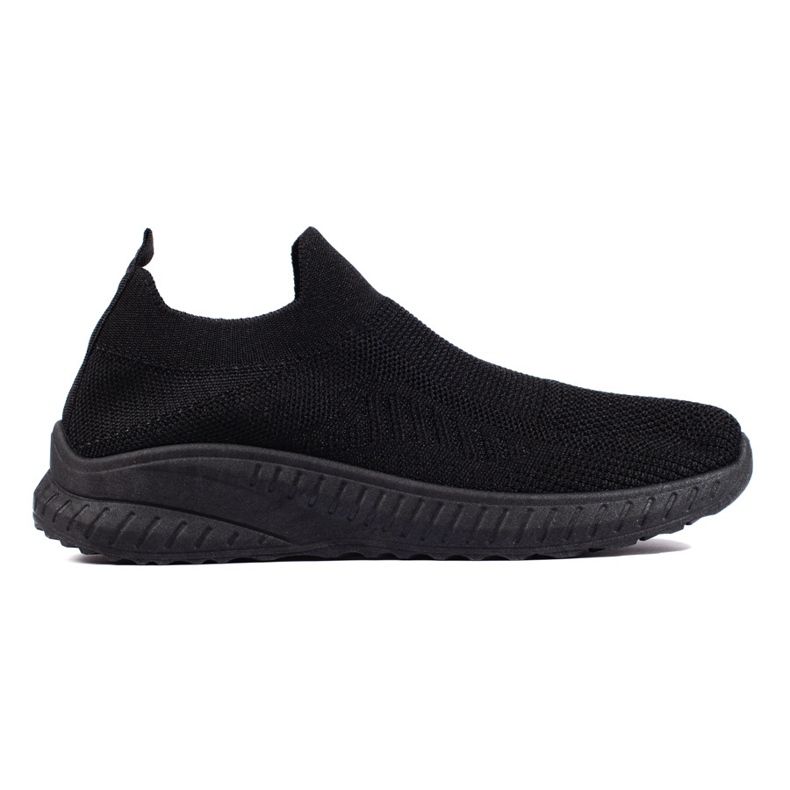 Scarpe sportive slip-on da donna nere nero