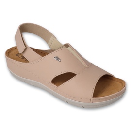 DR.ORTO Befado sandali in pelle da donna 158D261 rosa e beige