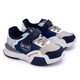 Sneaker per le scarpe da ginnastica per bambini Big Star LL374225 Blu Navy