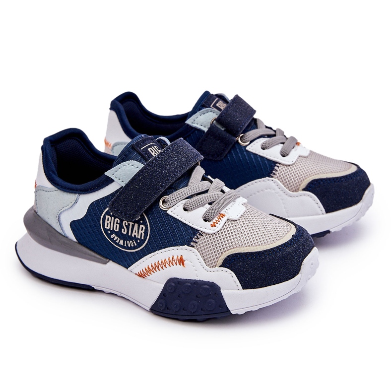 Sneaker per le scarpe da ginnastica per bambini Big Star LL374225 Blu Navy