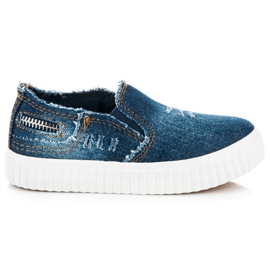 Sport Sneakers in denim blu