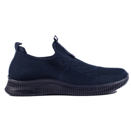 Scarpe sportive slip-on da donna di colore blu navy