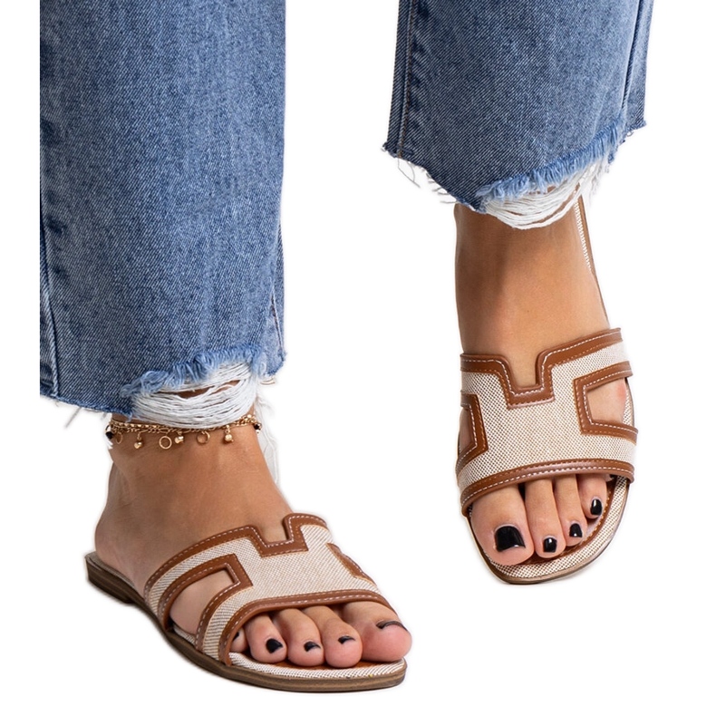 Infradito Baya classiche marroni beige