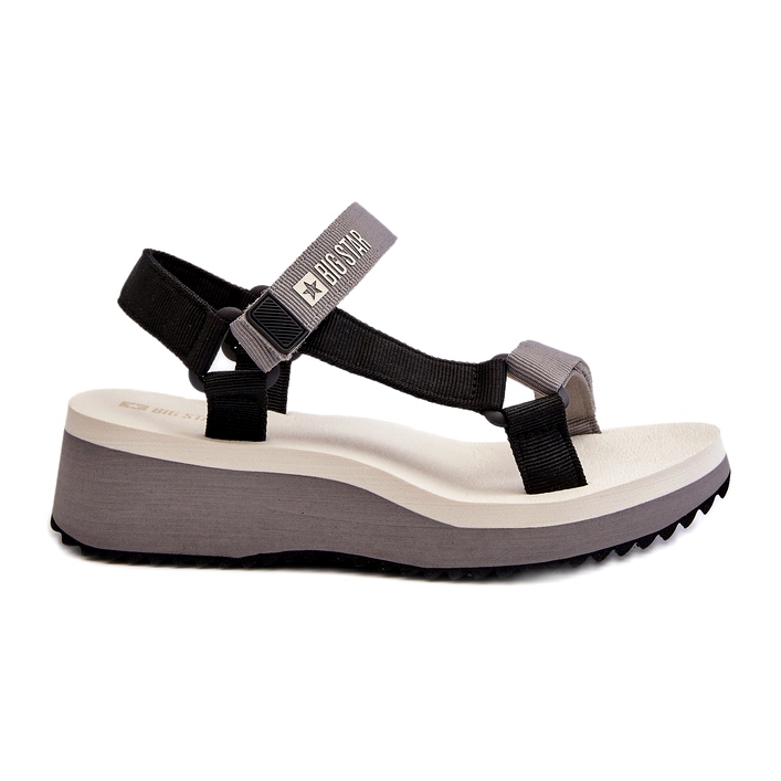 Sandali Da Donna Su Piattaforma E Zeppa Big Star NN274A054 Grigi grigio