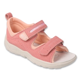 Sandali da bambino Befado con inserto in pelle 721X025 rosa