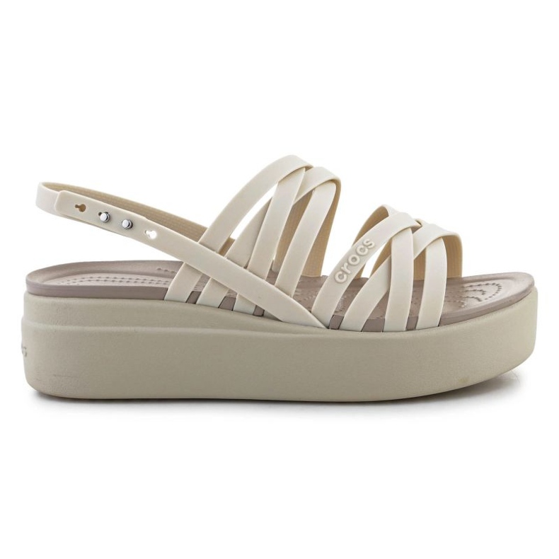 Crocs Brooklyn sandali bassi con cinturino 206751-2Y2 beige