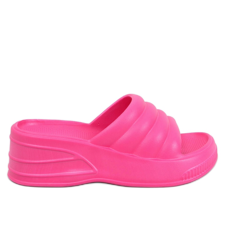 Sandali con zeppa in schiuma fucsia Diames rosa