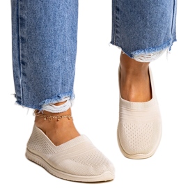 Scarpe da ginnastica slip-on Shalha beige
