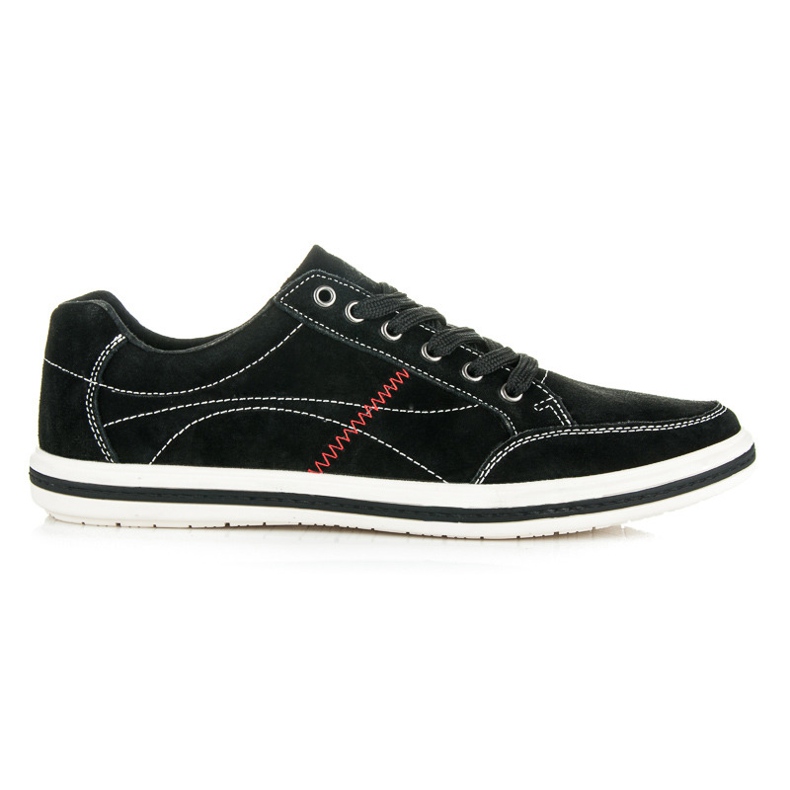 Mazaro Scarpe da ginnastica in pelle nero