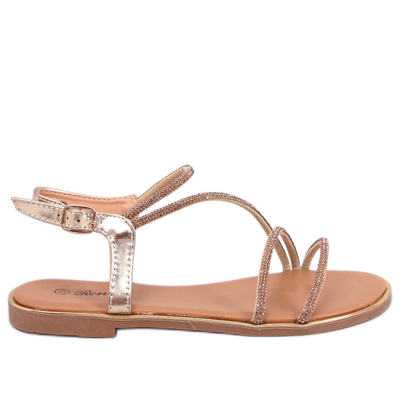 Sandali Courte Gold con zirconi d'oro