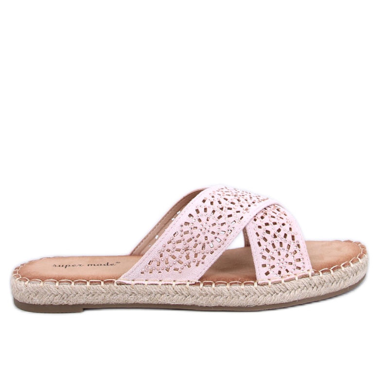 Bakou Infradito espadrillas rosa da donna