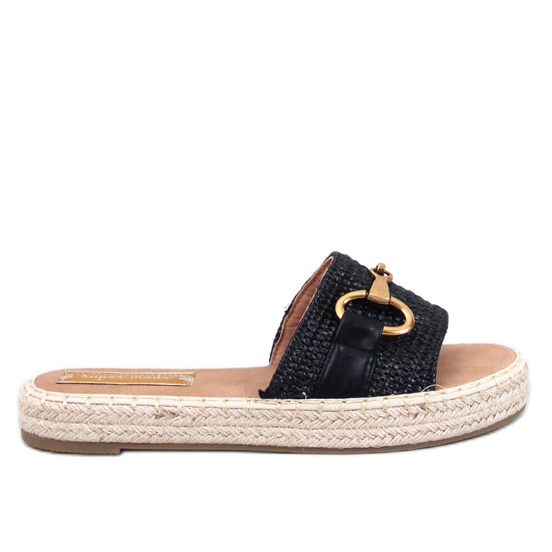 Maters Infradito espadrillas nere nero