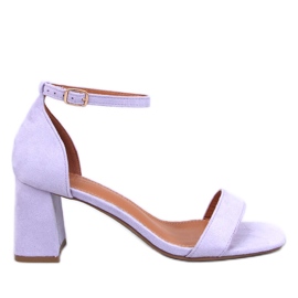 Sandali con tacco alto Gaseti Lila viola