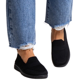 Sneaker slip-on Abadly nere nero
