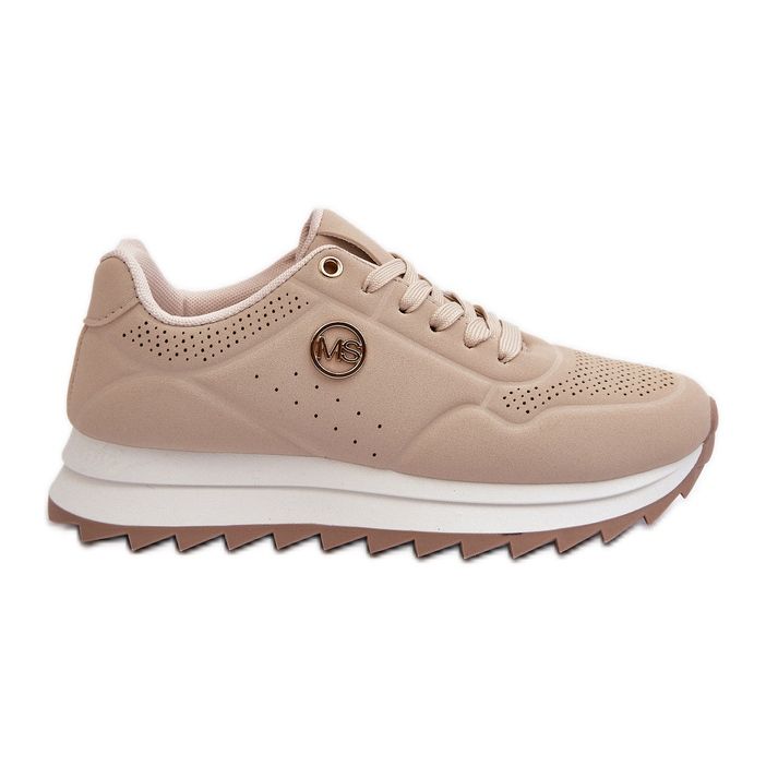 Sneakers Platform da Donna Beige Rottiana