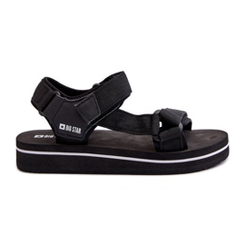 Sandali con plateau da donna Big Star NN274A532 neri nero
