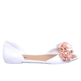 Melissa con fiori Carmil White bianco