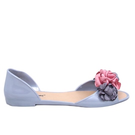 Melissa con fiori Carmil Grey grigio