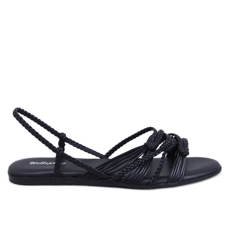 Limbe Sandali neri in stile boho nero