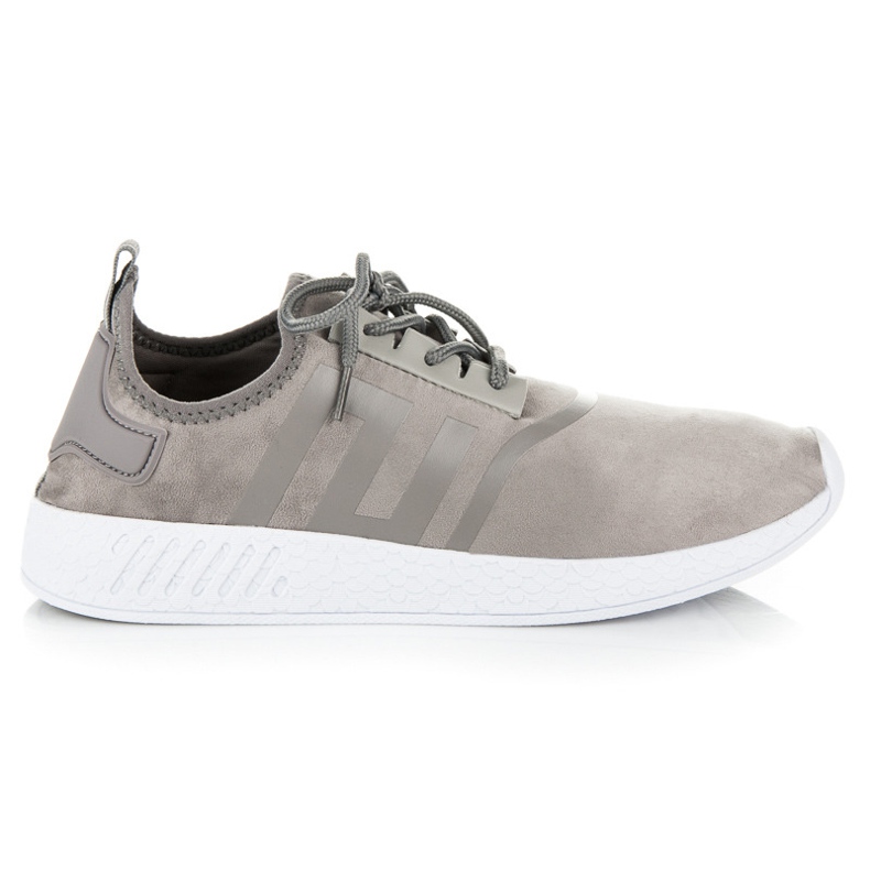 Vices Scarpe sportive in camoscio grigio