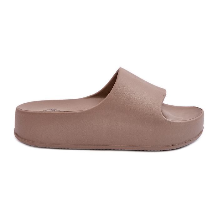 Infradito da donna con piattaforma in schiuma Airaplea marrone beige