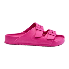 Infradito da donna in schiuma con fibbie Fucsia Luciene rosa