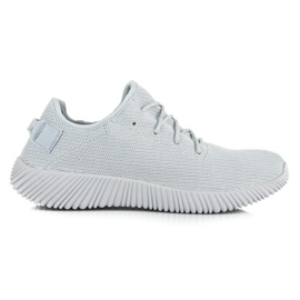 Vices Calzature tessili stringate grigio