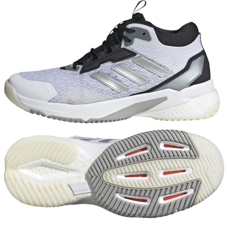 Scarpe da pallavolo Adidas Crazyflight 5 Mid ID5725 bianca