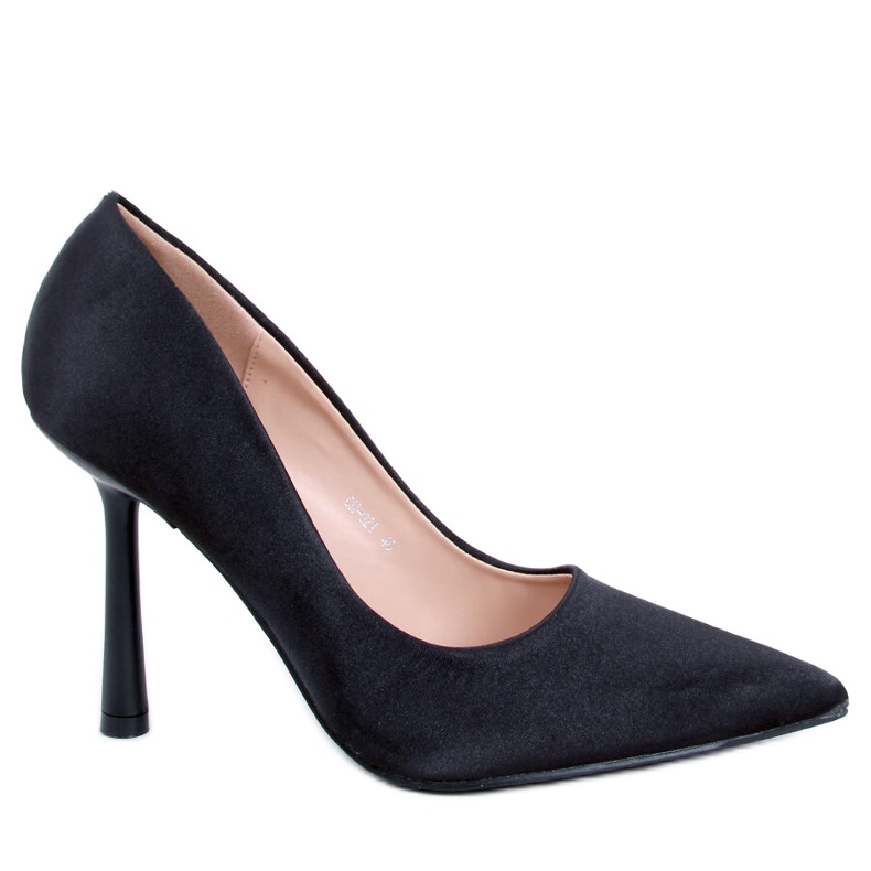 Décolleté con tacco unico di Lesley Black nero