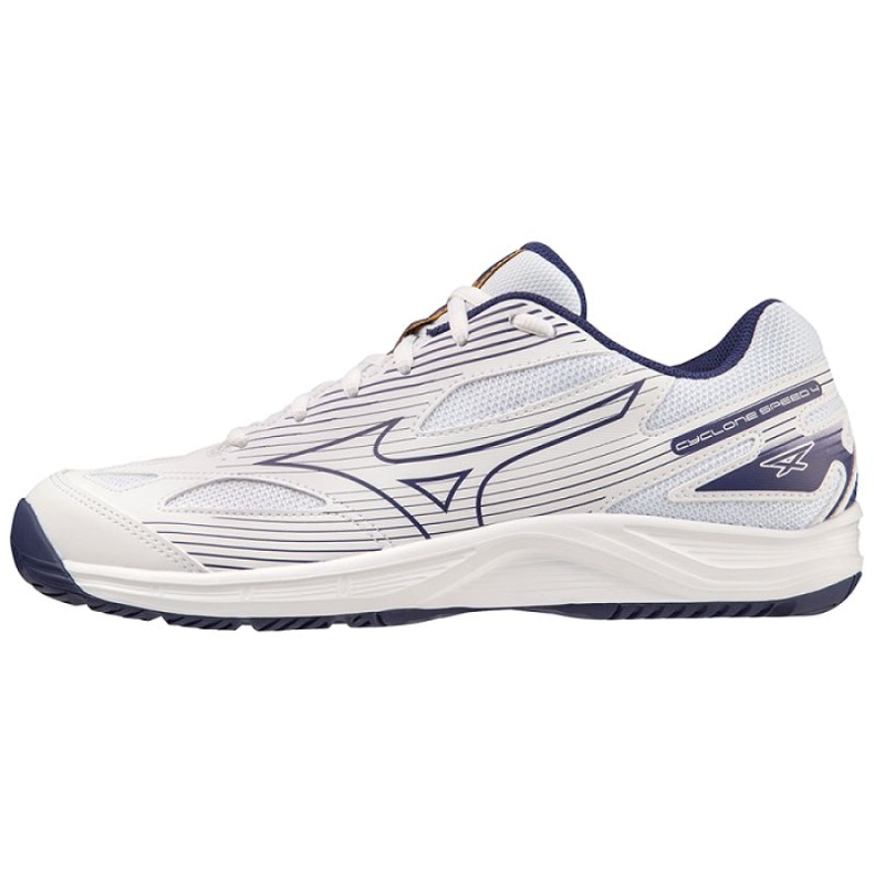 Scarpe da pallavolo Mizuno Cyclone Speed ​​4 V1GA238043 bianca