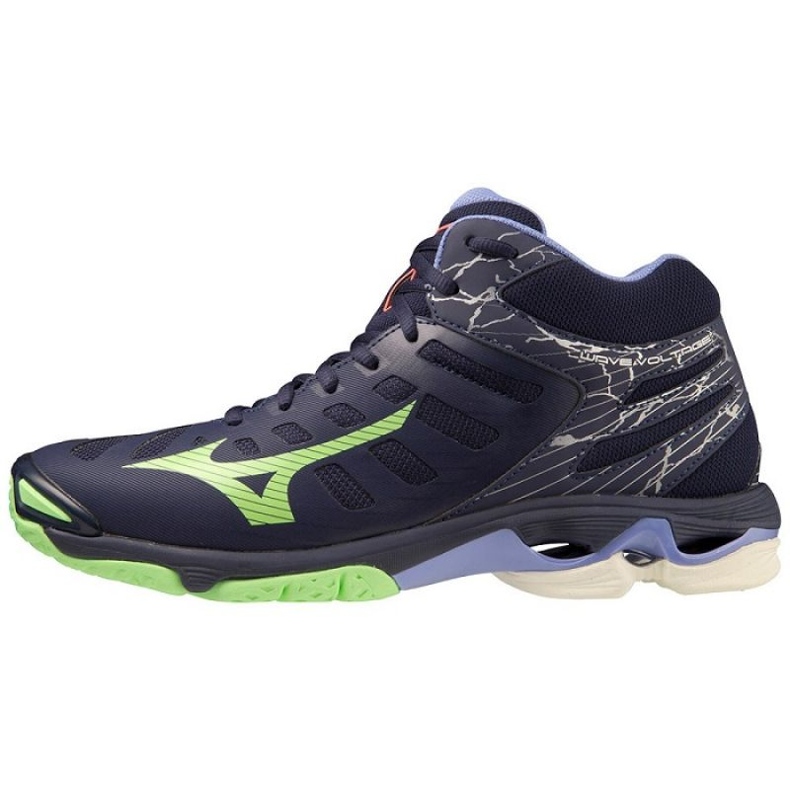 Scarpe da pallavolo Mizuno Wave Voltaggio Mid V1GA216511 blu