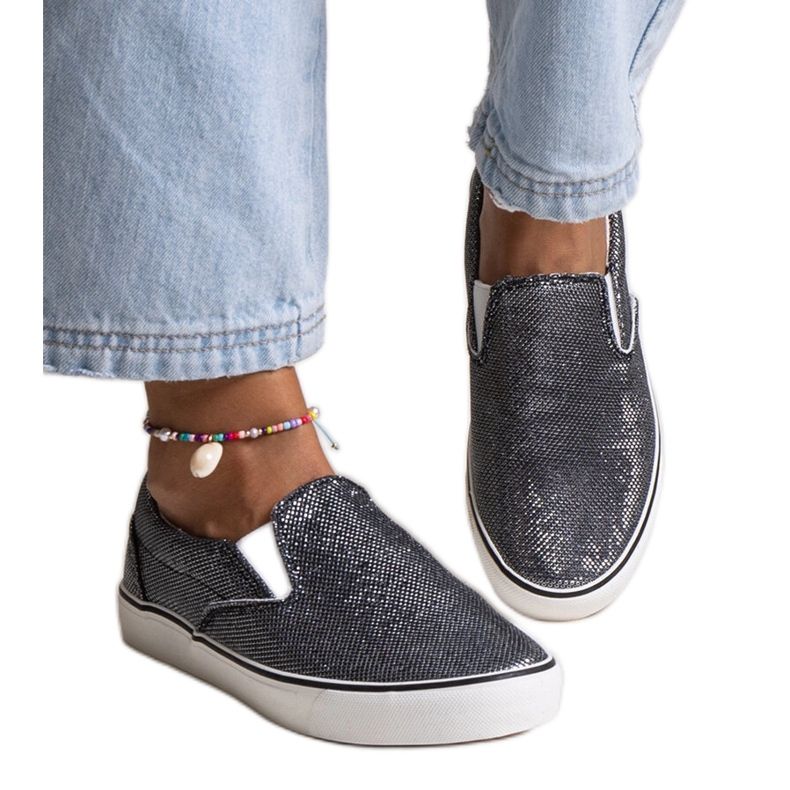 Sneaker Lublubah nere lucide nero