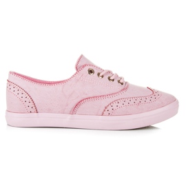 Marquiz Sneakers allacciate da donna rosa
