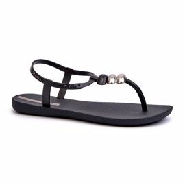 Sandali piatti da donna Infradito 83507 Ipanema Class Blown Up Sandal Fem Nero