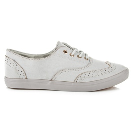 Marquiz Sneakers da donna legate grigio