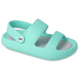 Sandali befado schiuma menta/ grigio chiaro 069x007 verde