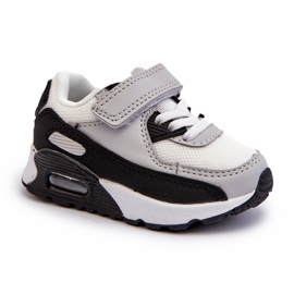 Sneaker Sports Sports Velcro grigio