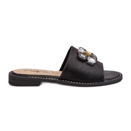Infradito da Donna Con Decori S.Barski KV27-031 Nero