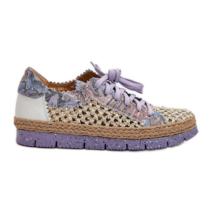 Scarpe da donna in pelle Maciejka 05897-05 Viola
