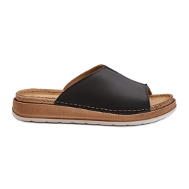 Comode Infradito da Donna Realizzate in Eco Pelle Inblu GS0003I1 Nero