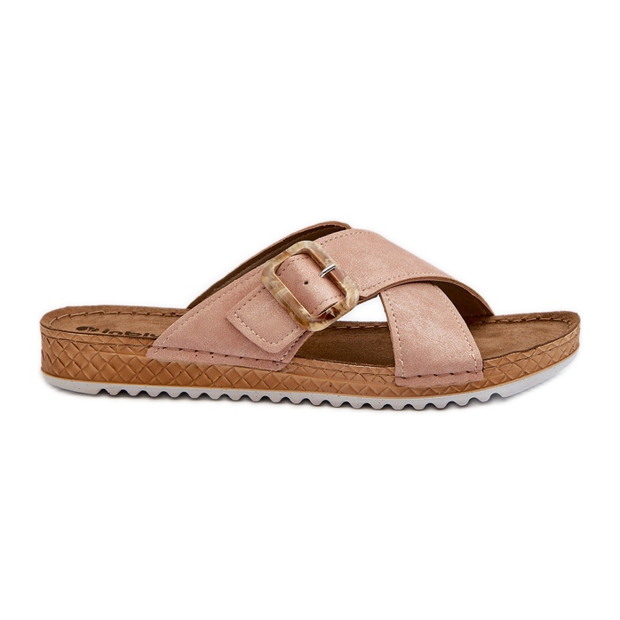 Comode Infradito da Donna Con Fibbia Inblu VO000012 Rosa chiaro