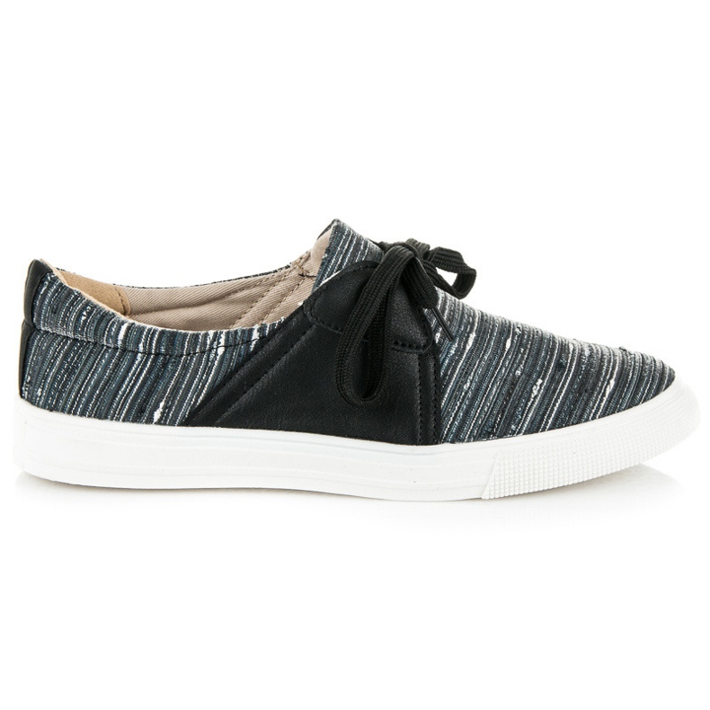 Kylie Sneakers con fantasia etnica nero