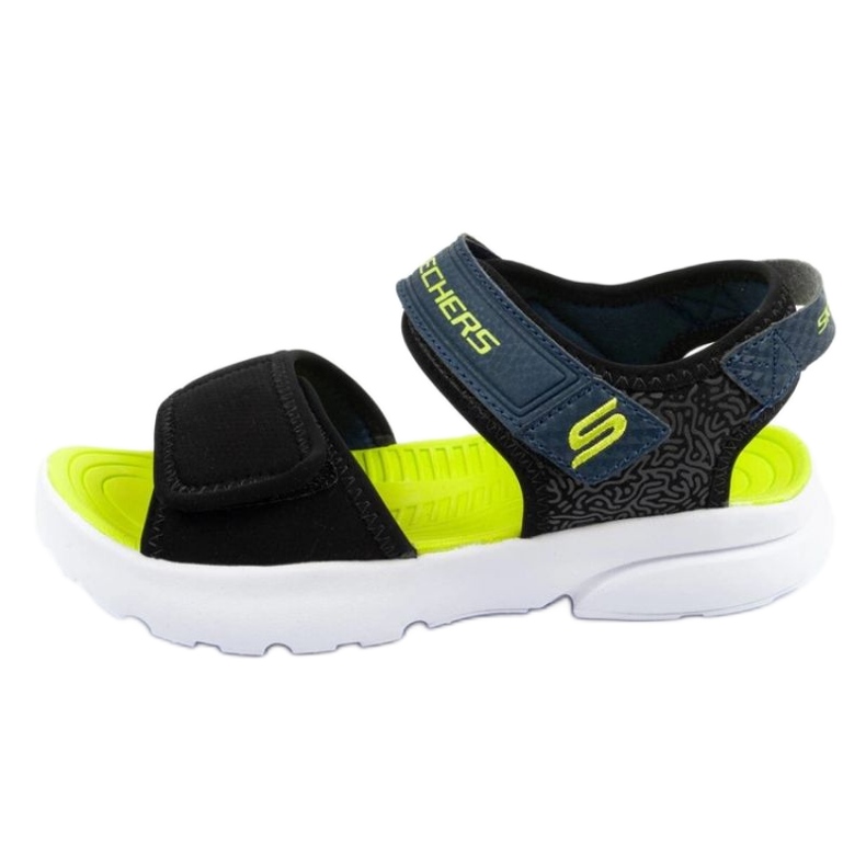 Sandali Skechers 406512L/BKLM nero