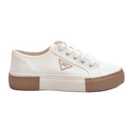 Sneakers Basse da Donna Enalae Bianco bianca