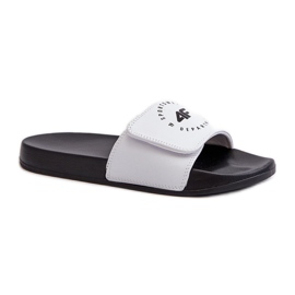 Infradito da Bambino 4FJMM00FFLIF042-10S Bianco e Nero