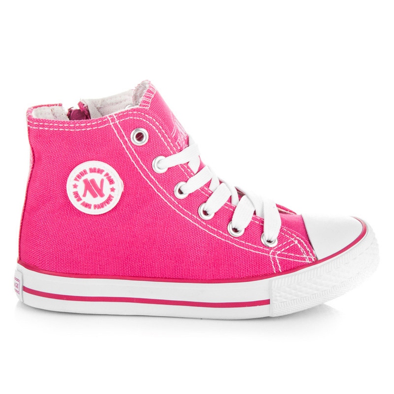 New Age Sneakers per bambini con cerniera rosa