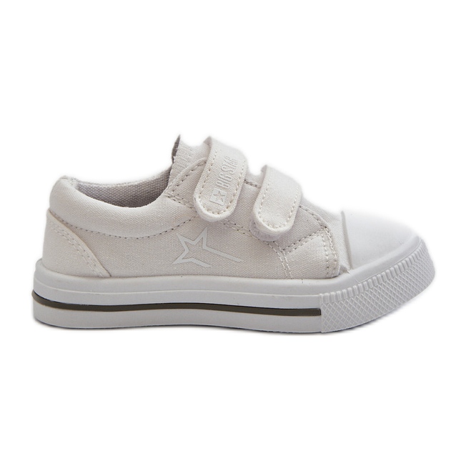 Scarpe da ginnastica con velcro per bambini Big Star NN374117 Bianco bianca
