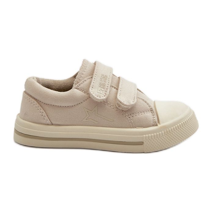 Scarpe da ginnastica con velcro per bambini Big Star NN374112 Beige