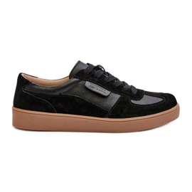 Sneakers da Donna in Pelle Nere Vinceza 7333 nero