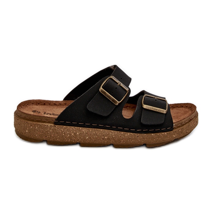 Infradito da Uomo Leggere e Comode con Fibbie Inblu MT000016 Nero